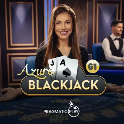 Azure Blackjack — live blackjack table tile in the RichRoyal Casino lobby