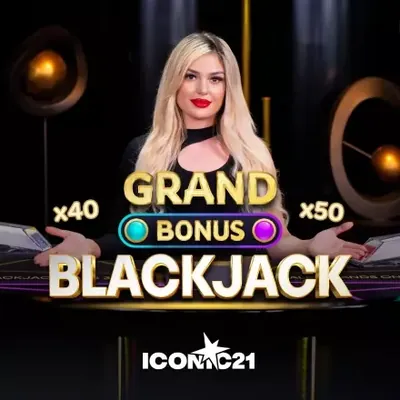 Grand Bonus Blackjack — live blackjack table tile in the RichRoyal Casino lobby