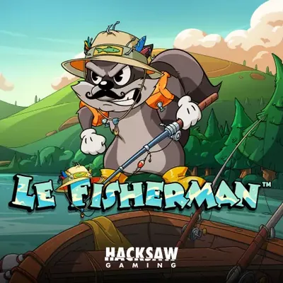 Le Fisherman — slot game tile in the RichRoyal Casino lobby