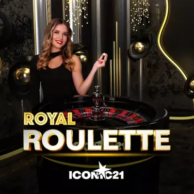 Royal Roulette — live roulette table tile in the RichRoyal Casino lobby